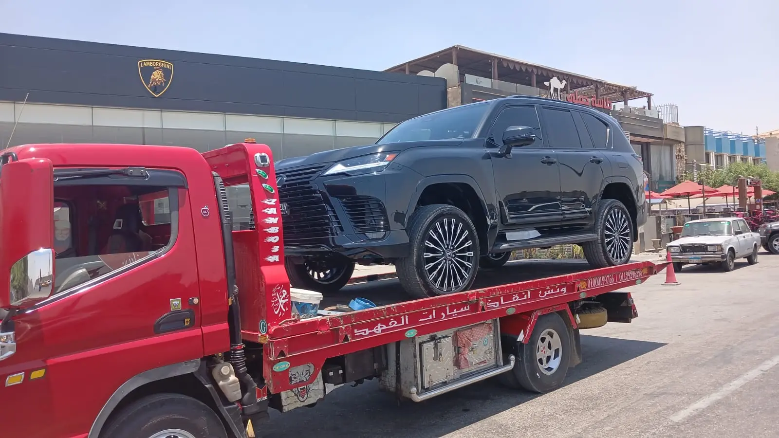 ونش إنقاذ سيارات في التجمع الثاني