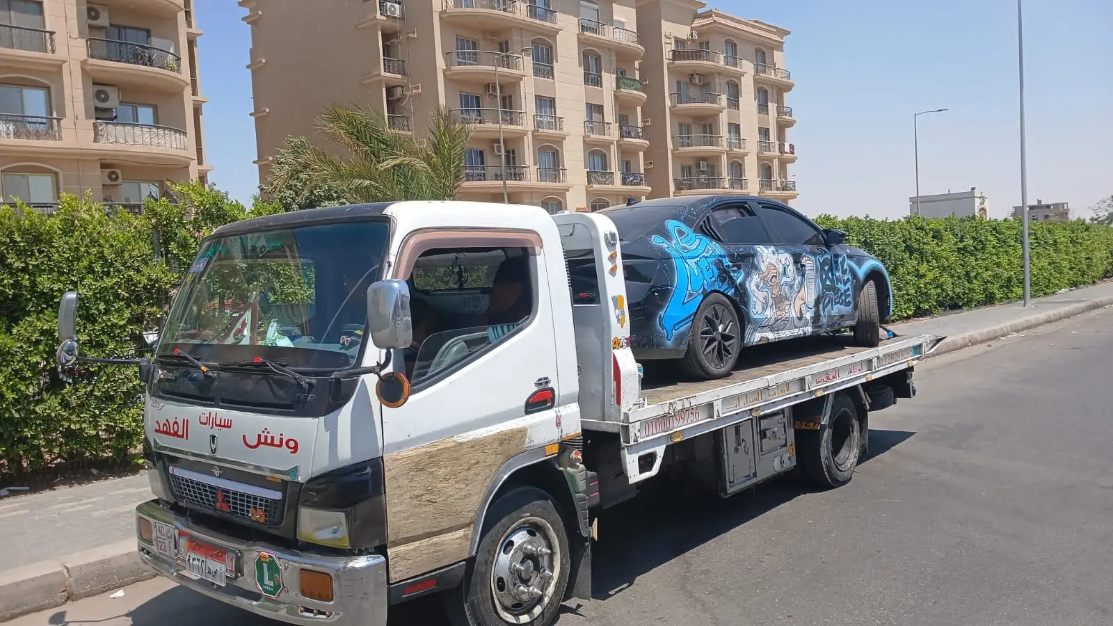 ونش إنقاذ سيارات في الإسماعلية