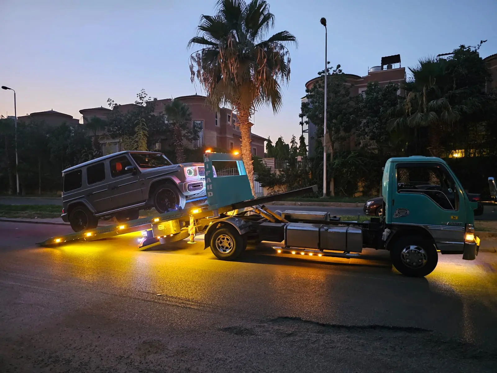 ونش إنقاذ سيارات في مشعل