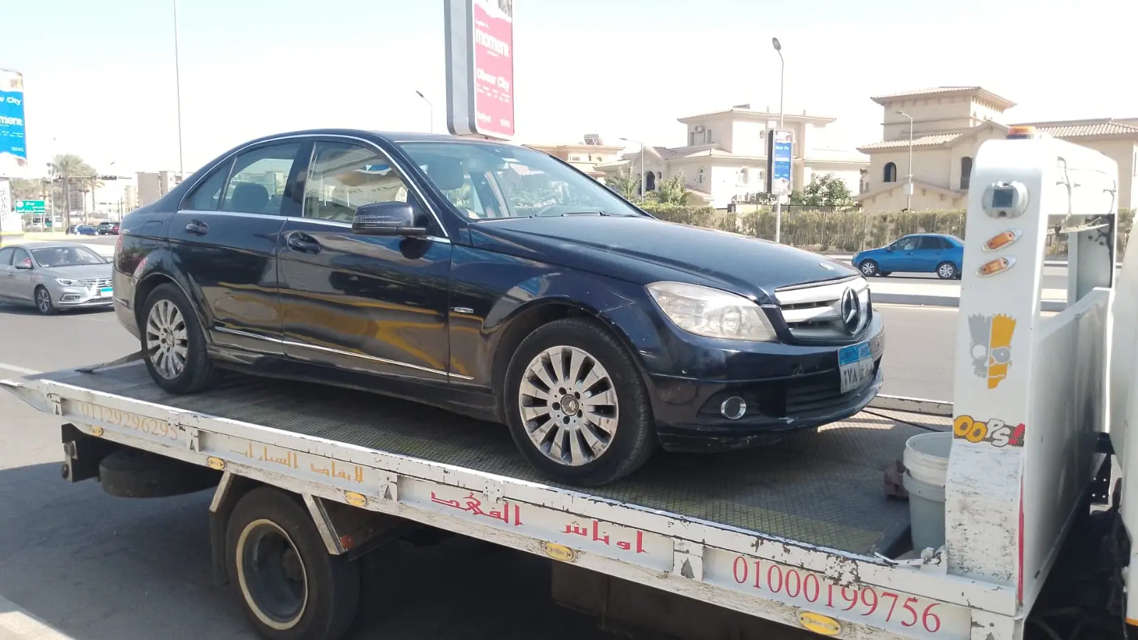 ونش انقاذ سيارات على طريق الإسماعيلية بورسعيد